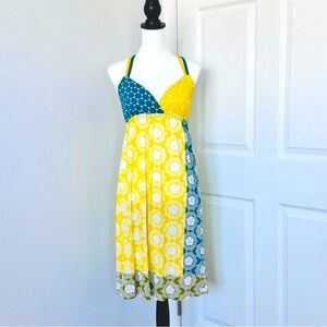 NWT O'Niell Strap Print Dress M Summer Dress Beach